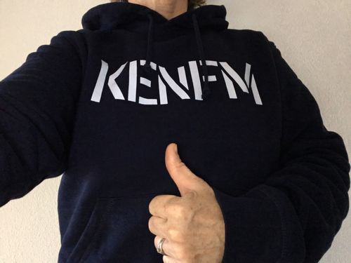 Customer photo review of KENFM ORGANIC HOODIE MÄDELS • KENFM LOGO