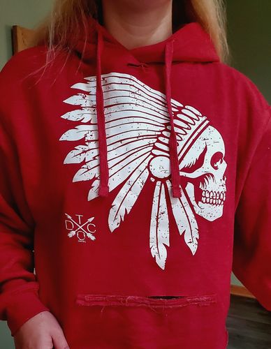 Customer photo review of 1- Apache Crop Hoodie