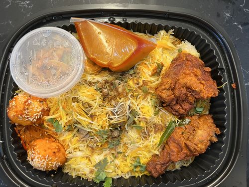 Customer photo review of BEE HOON BRIYANI SET