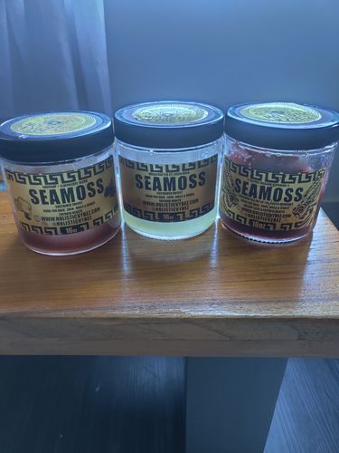 Customer photo review of The Wellness Trio SeaMoss Gel Combo