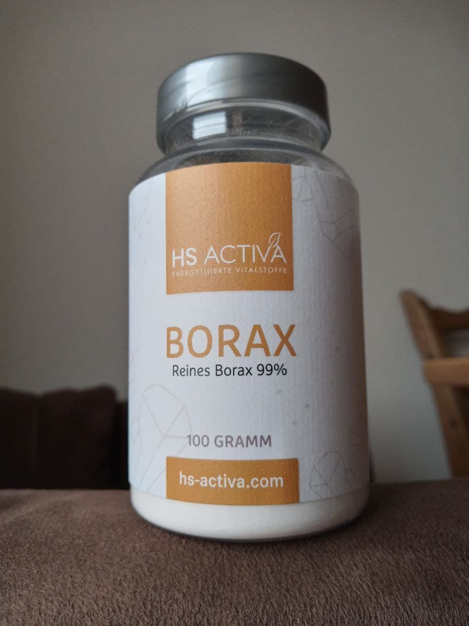 Customer photo review of Borax I Pharmazeutische Reinheit 99,9% I 100 Gramm