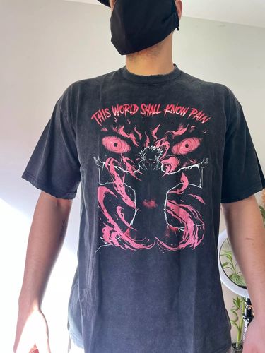 Customer photo review of TO Retro Anime Printed Cotton T-shirt