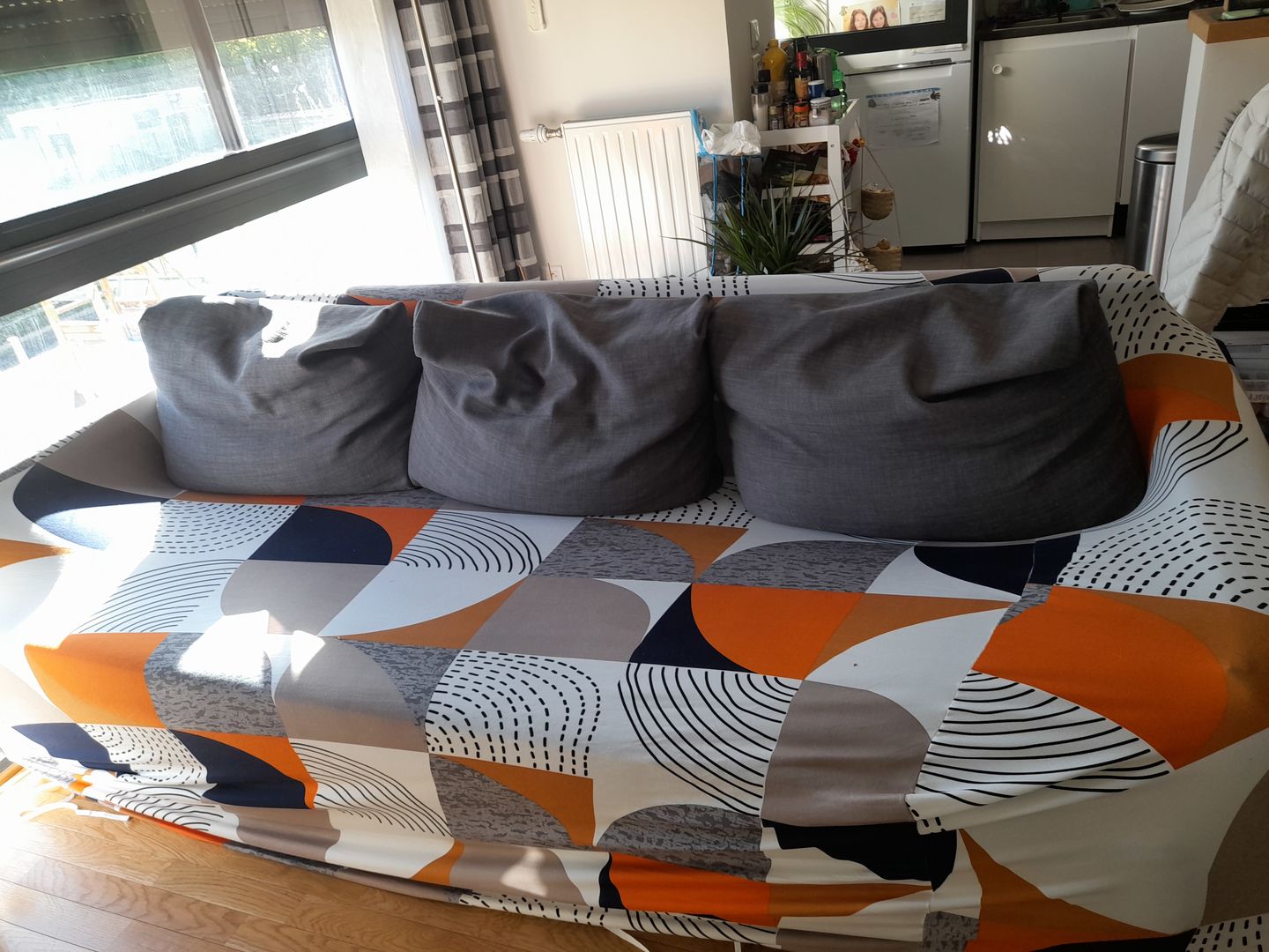 Customer photo review of Vintage - Housses Extensibles de Fauteuil et Canapé - La Maison des Housses