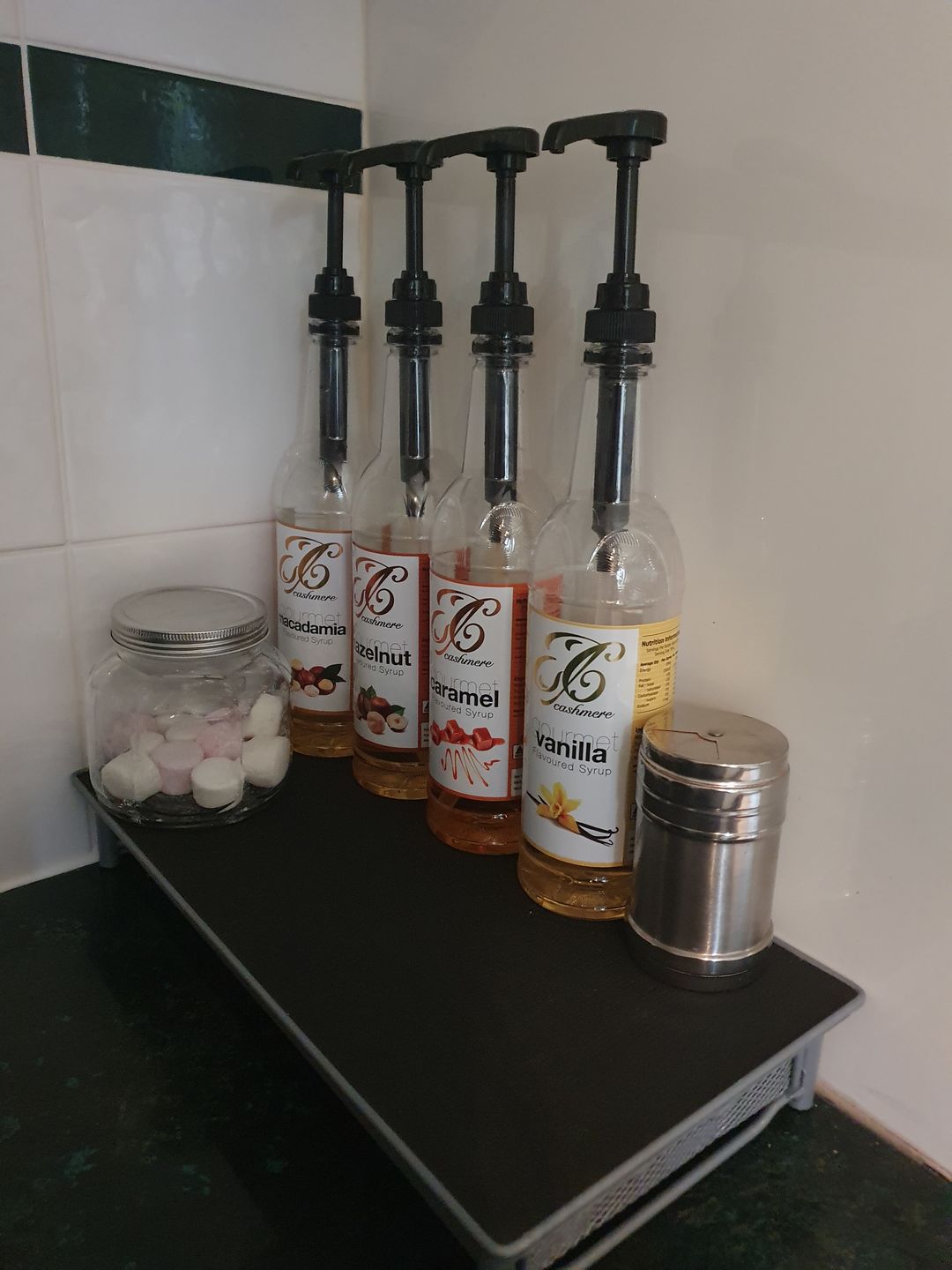 Customer photo review of Vanilla Coffee Syrup