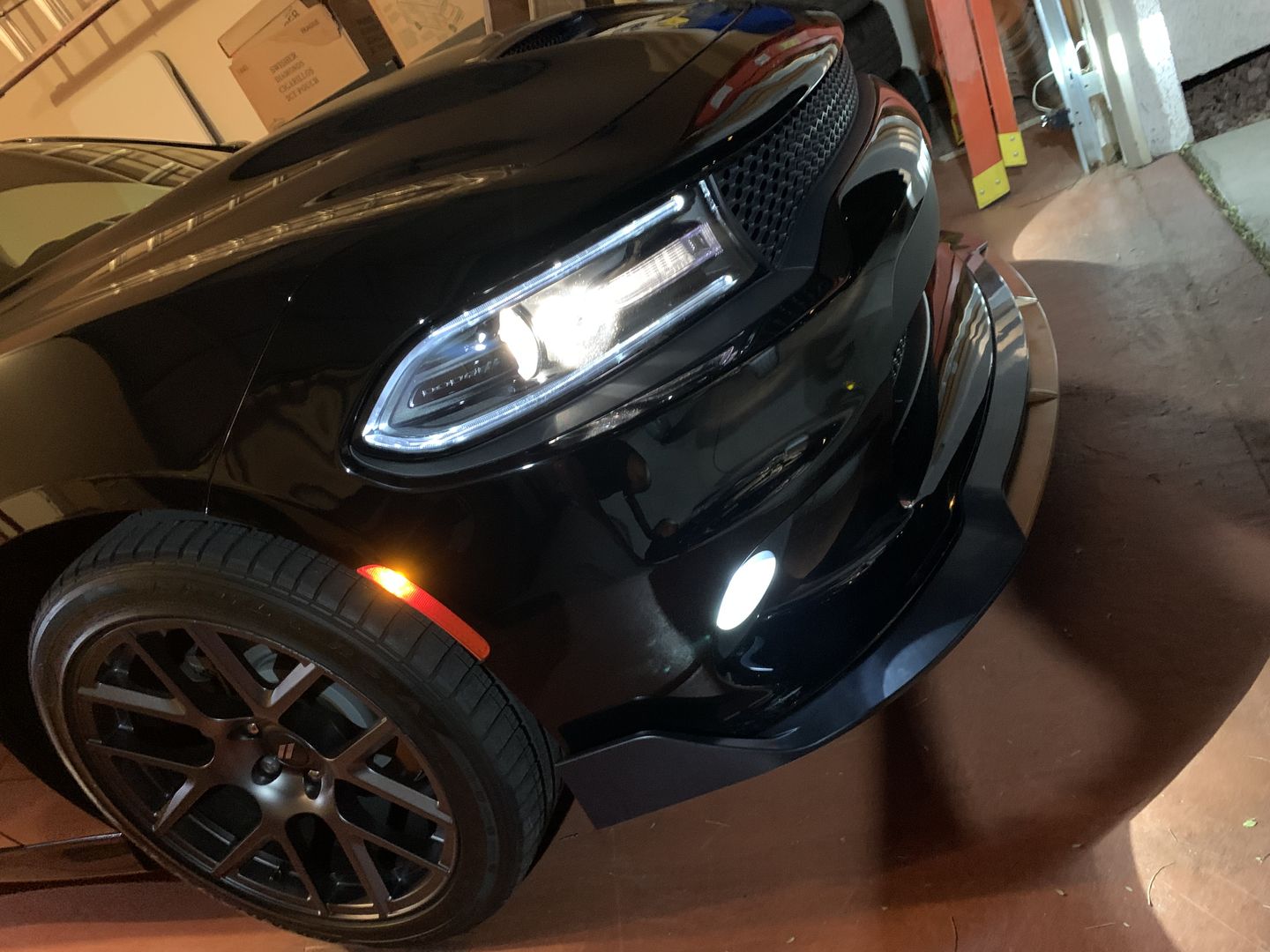Customer photo review of 2015-Up Dodge Charger SRT Track Package Front Splitter