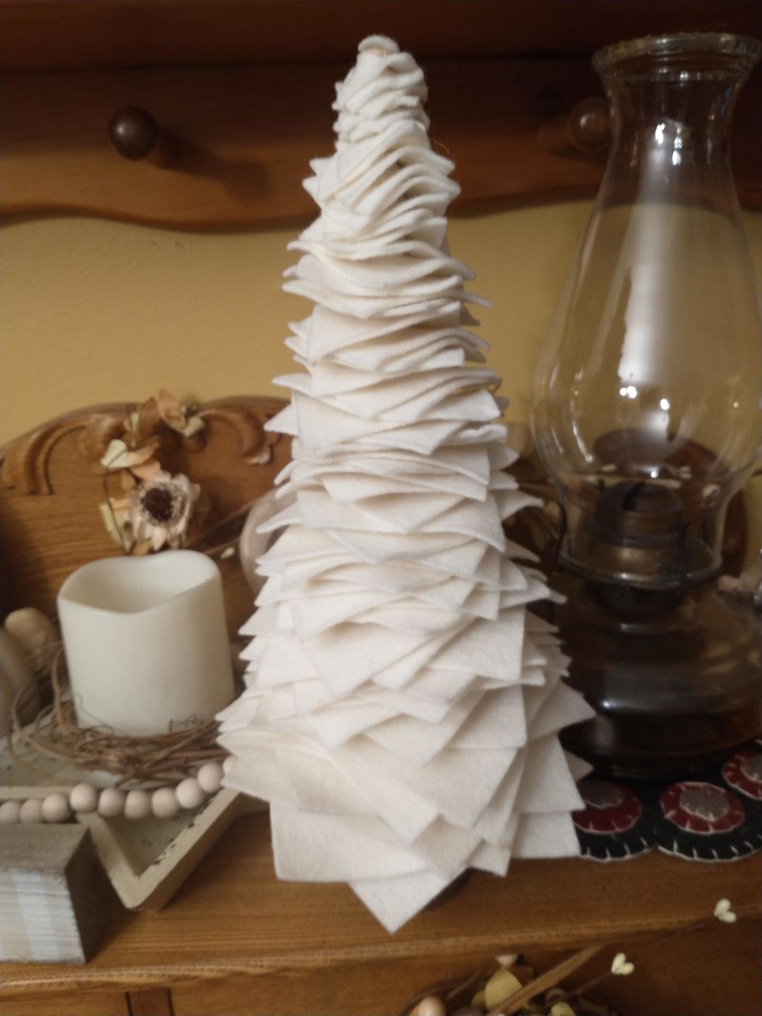 Customer photo review of 100% Wool Craft Felt By Yard