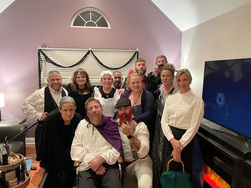 Customer photo review of Sherlock Holmes Murder Mystery Host Your Own Game Kit