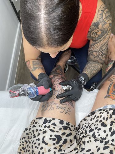 Customer photo review of Signature Tattoo Numbing Cream