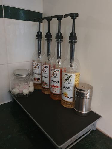 Customer photo review of Vanilla Coffee Syrup