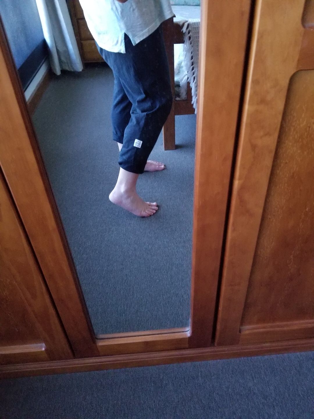 Customer photo review of 3/4 Brunch Pants - Black