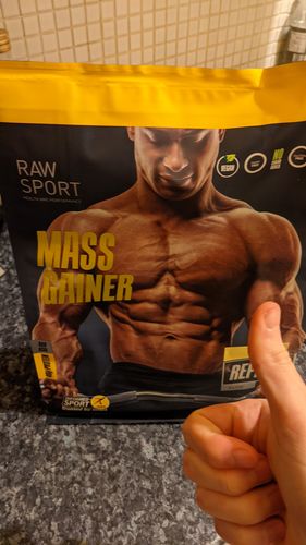 Customer photo review of Mass Gainer Protein Powder