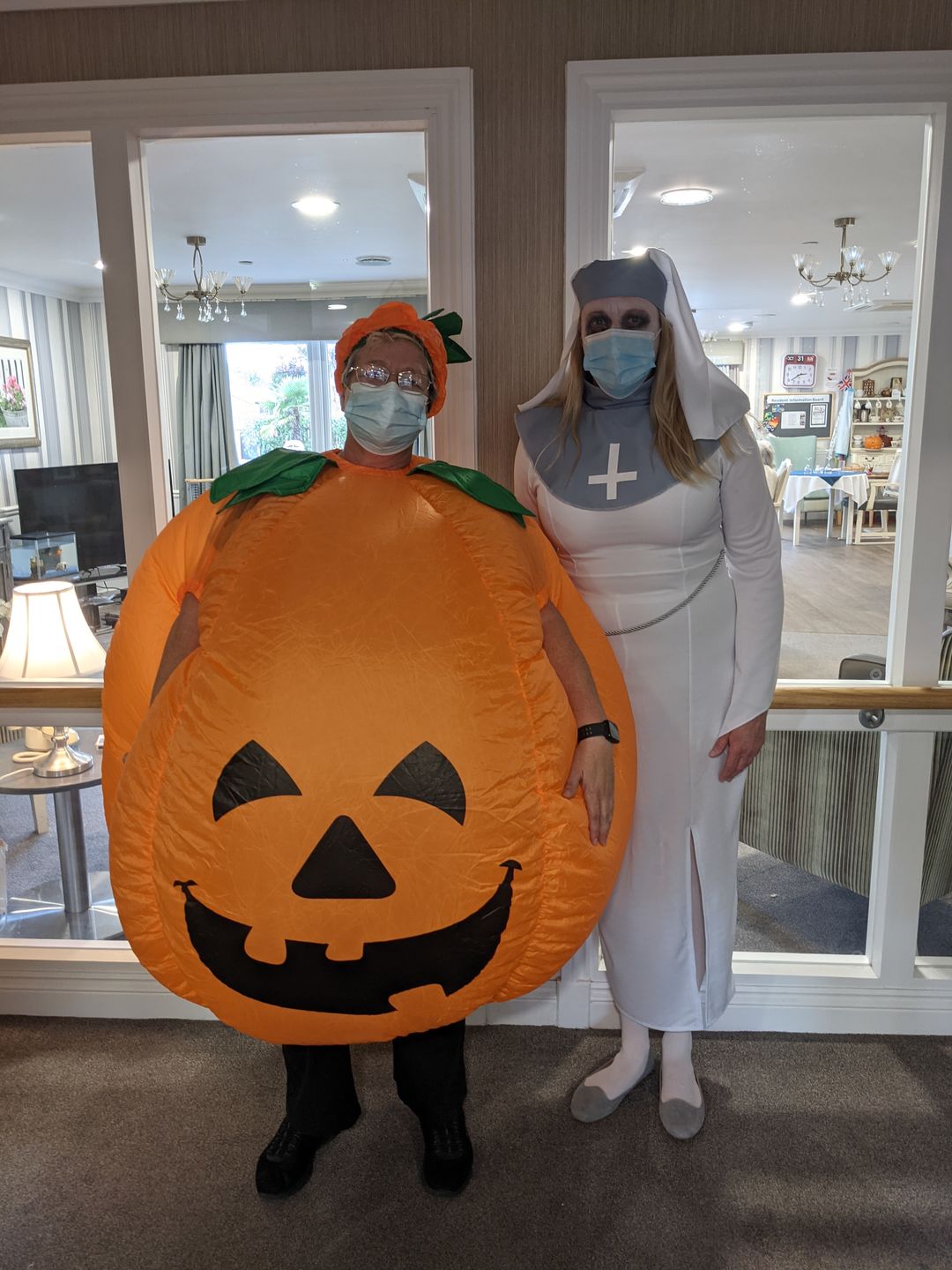 Customer photo review of Haunted Asylum Nun Costume