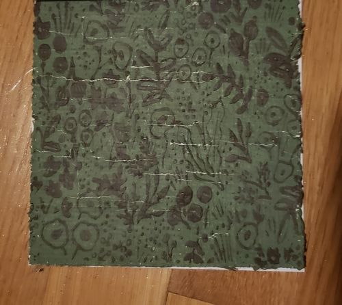 Customer photo review of In Bloom - Mesh Stencil 8.5x11