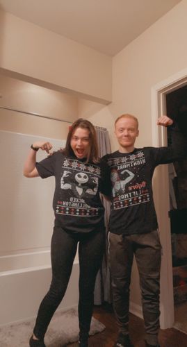 Customer photo review of Jacked Swollington - Classic T-Shirt