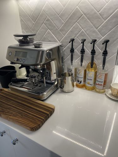 Customer photo review of Caramel Coffee Syrup