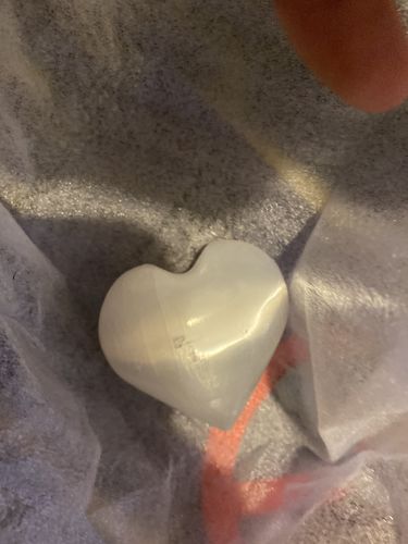 Customer photo review of Satin Spar (Selenite) Heart
