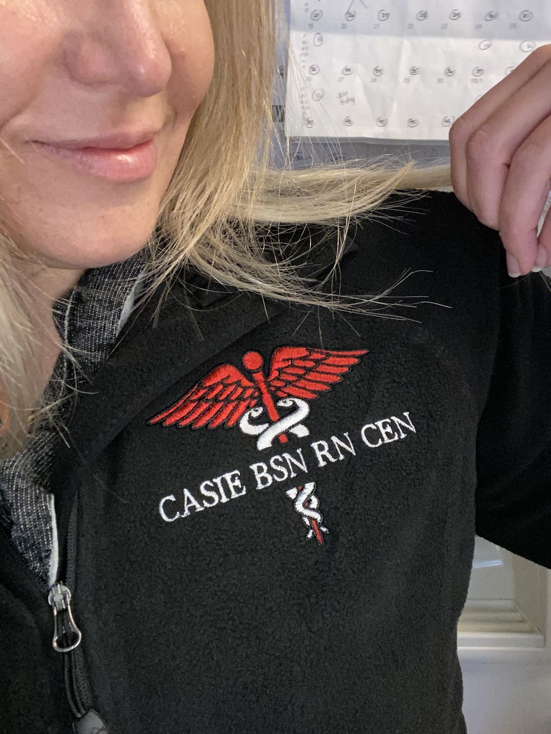Customer photo review of EB225 Eddie Bauer® Ladies Full-Zip Microfleece Jacket
