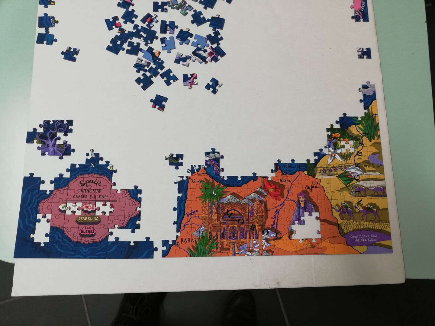 Customer photo review of Wine Puzzle - Spain