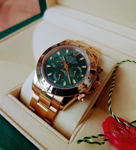 Customer photo review of Replica Rolex Daytona Green 116508