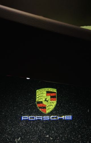 Customer photo review of Premium LED Door Projector Puddle Lights for Porsche  (2 PCs)