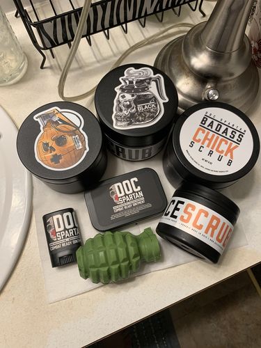 Customer photo review of Alpha Brew Coffee Scrub