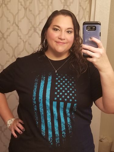 Customer photo review of Distressed Flag