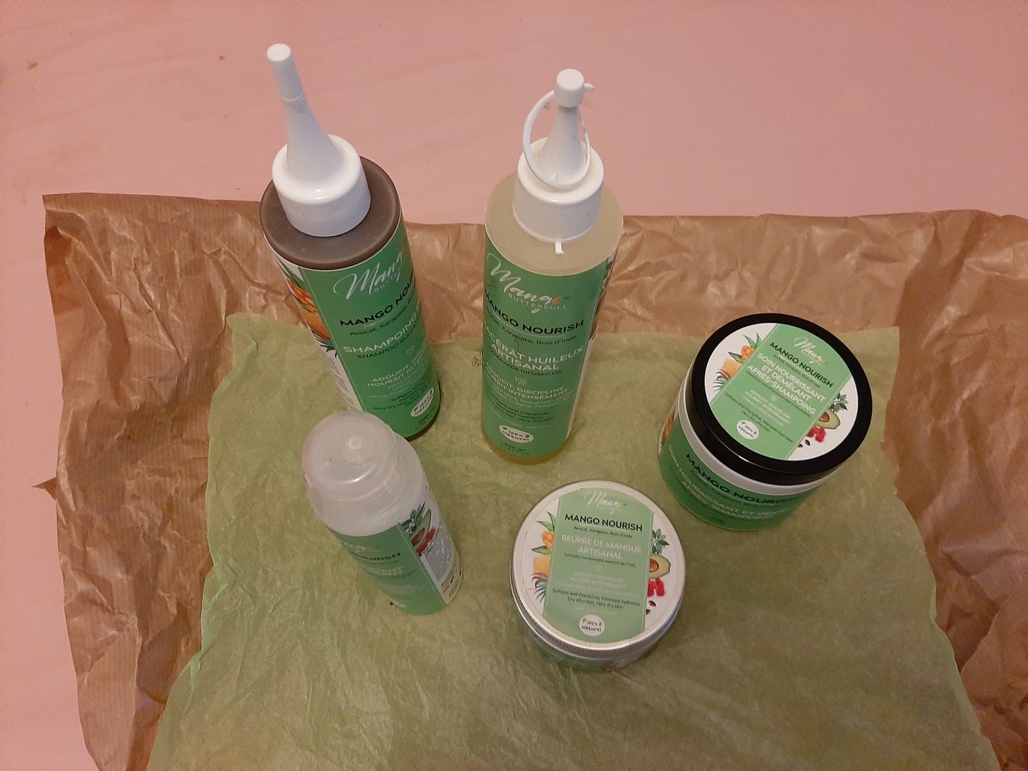 Customer photo review of Soin nourrissant et démêlant après-shampoing - NOURISH