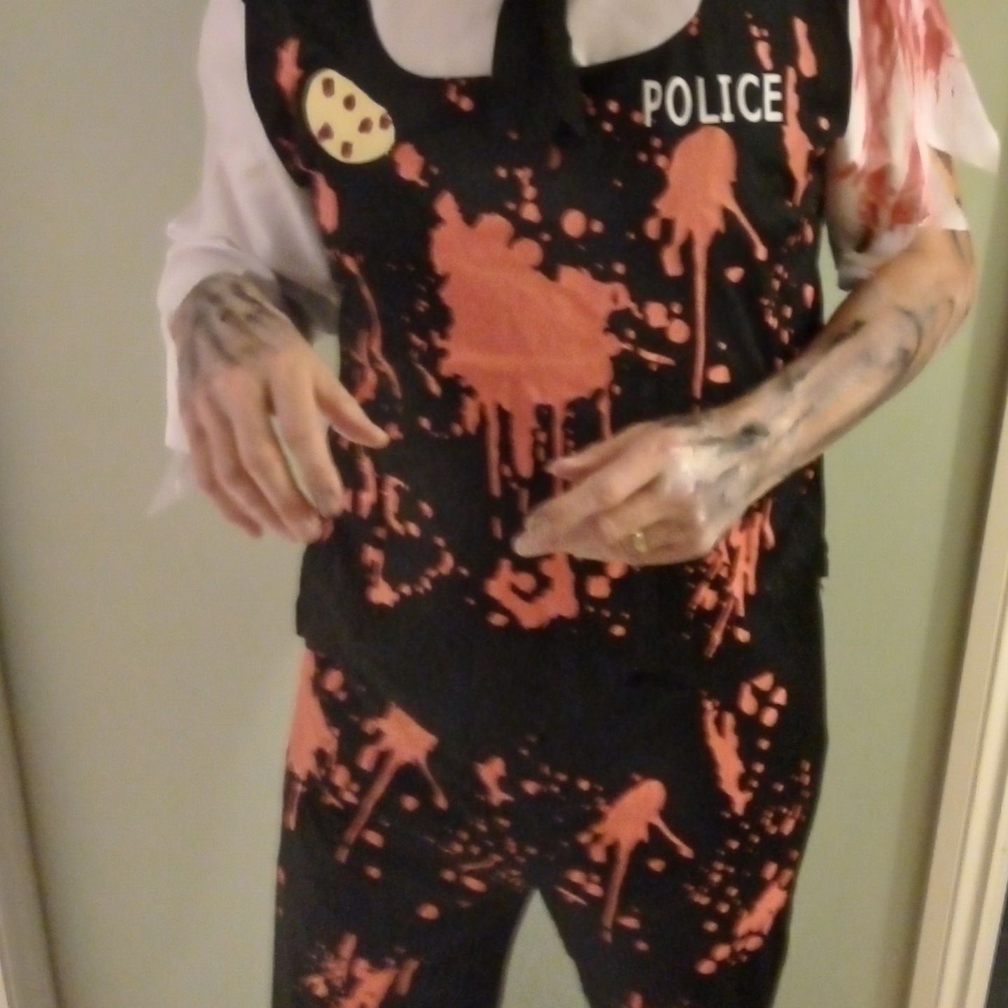 Customer photo review of Zombie Policeman Adult Costume
