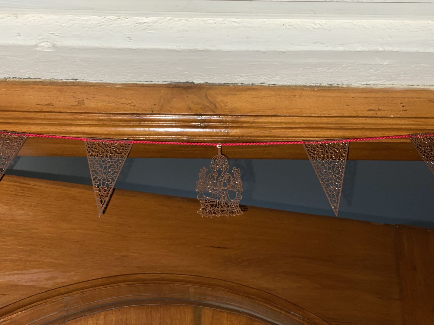 Customer photo review of Decorative Door Hanging Triangle