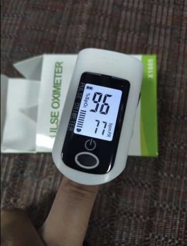 Customer photo review of OxyCheckPro™ The Fingertip Touch Digital Oxygen Checker
