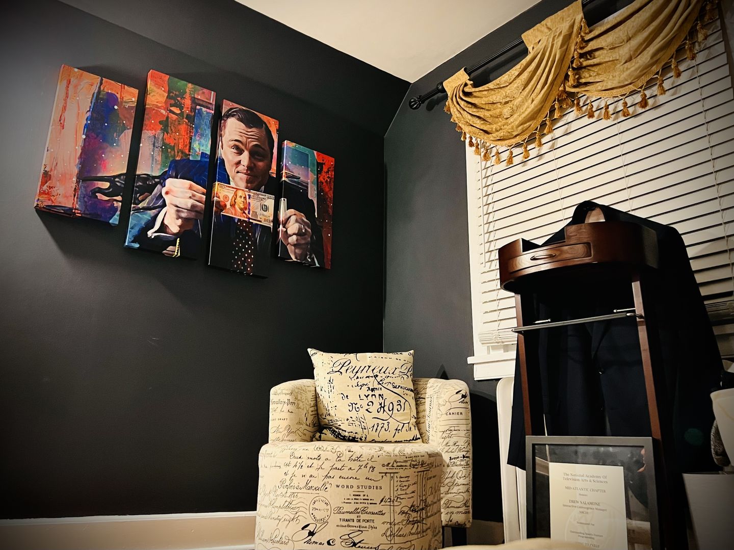 Customer photo review of The Wolf of Wall Street Wall Art