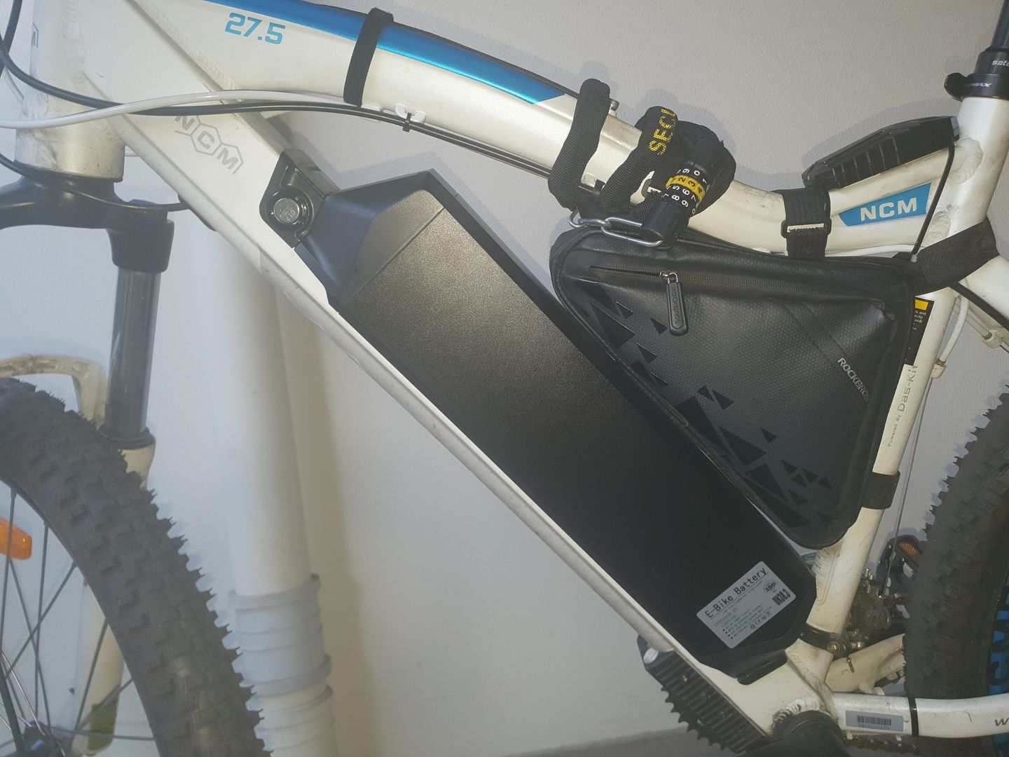 Customer photo review of 48V 17.5Ah / 840Wh Dorado 458mm Samsung eBike Battery CPGRX48-17.5