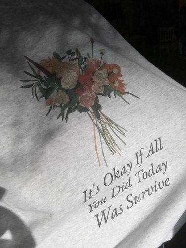 Customer photo review of It's Okay If All You Did Today Was Survive