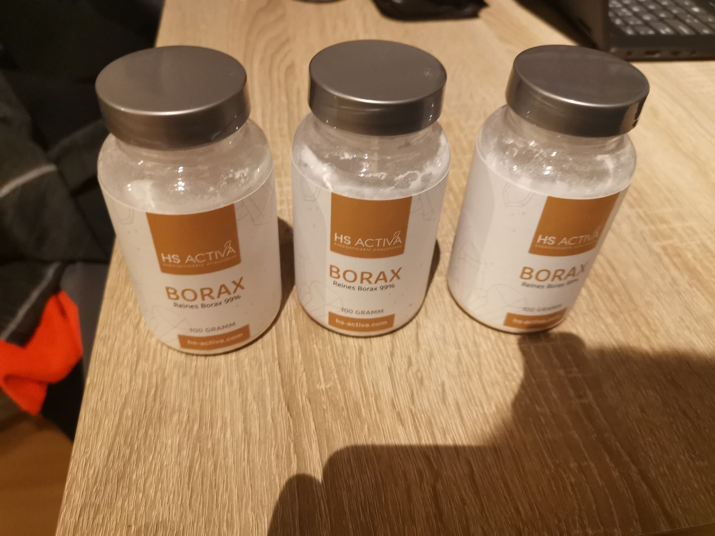 Customer photo review of Borax I Pharmazeutische Reinheit 99,9% I 100 Gramm