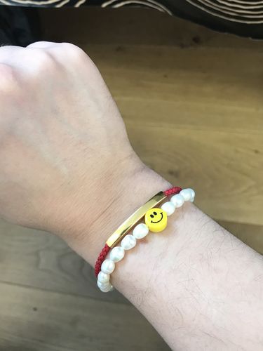 Customer photo review of Smiley Bracelet 😆