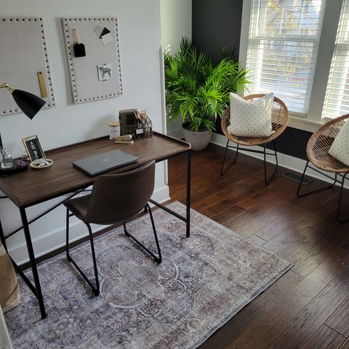 Customer photo review of Distressed Vintage Kendra Ash Area Rug