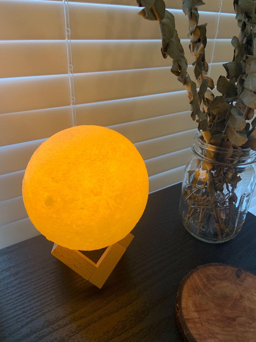 Customer photo review of Mystical Moon Lamp