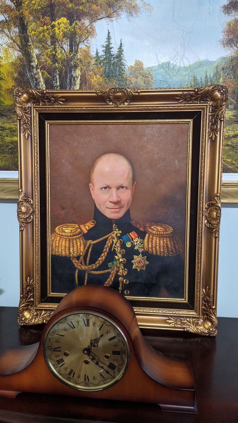 Customer photo review of Portrait of Adam P. Ozharovsky