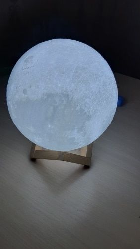 Customer photo review of Mystical Moon Lamp