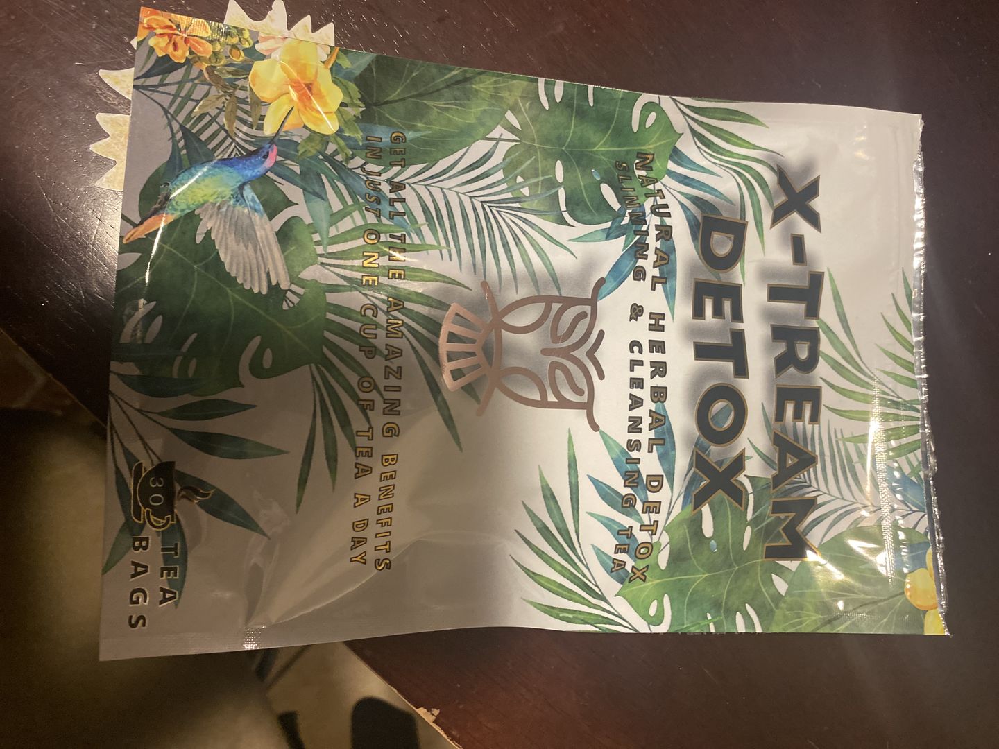 Customer photo review of X-TREAM DETOX TEA 1 BAG 30 DAY SUPPLY ( STRONGER VERSION )
