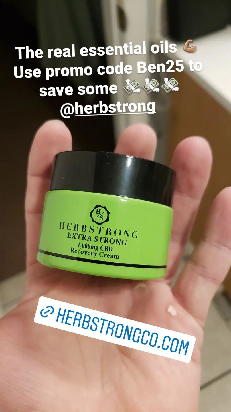 Customer photo review of Extra Strong Recovery Cream