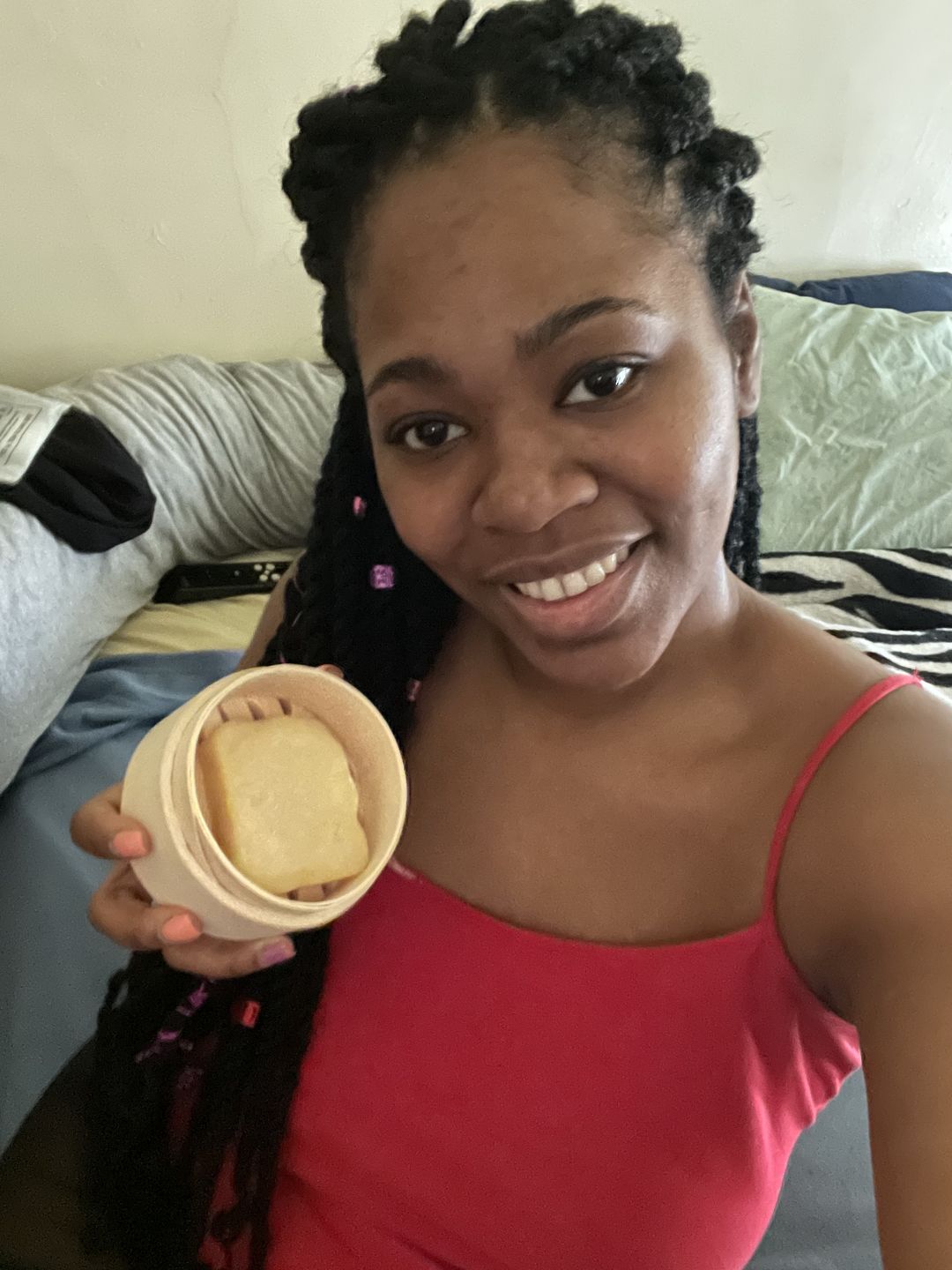 Customer photo review of Bamboo Bar Holder