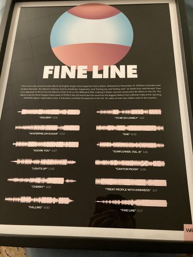 Customer photo review of "Fine Line" (Limited Edition)