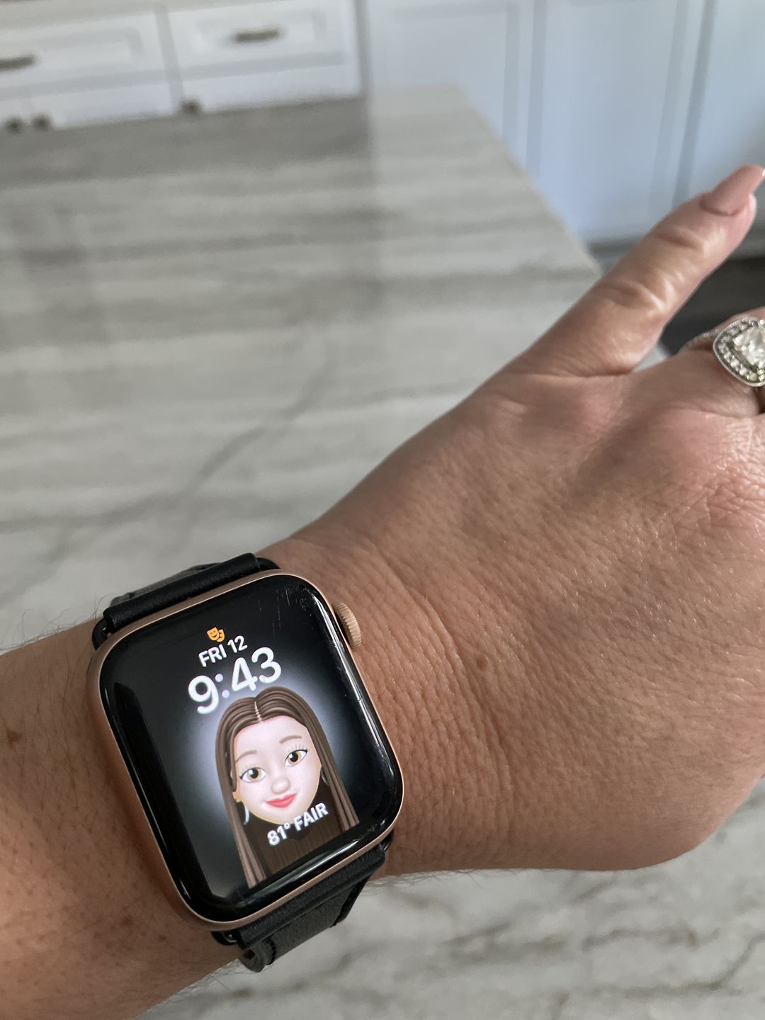 Customer photo review of Adelphos Leather Band (4 Colours)