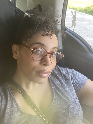 Customer photo review of Topaz Contact Lenses