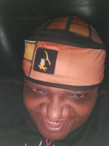 Customer photo review of SQUARE UP FAM. SILKY COMPRESSION DURAG.