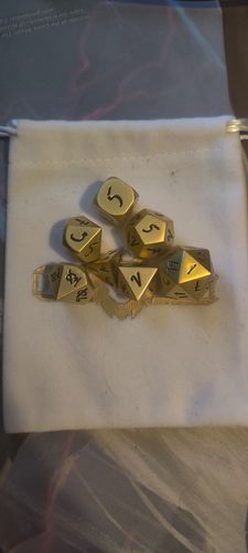 Customer photo review of Mystery Dice Set (Metal)