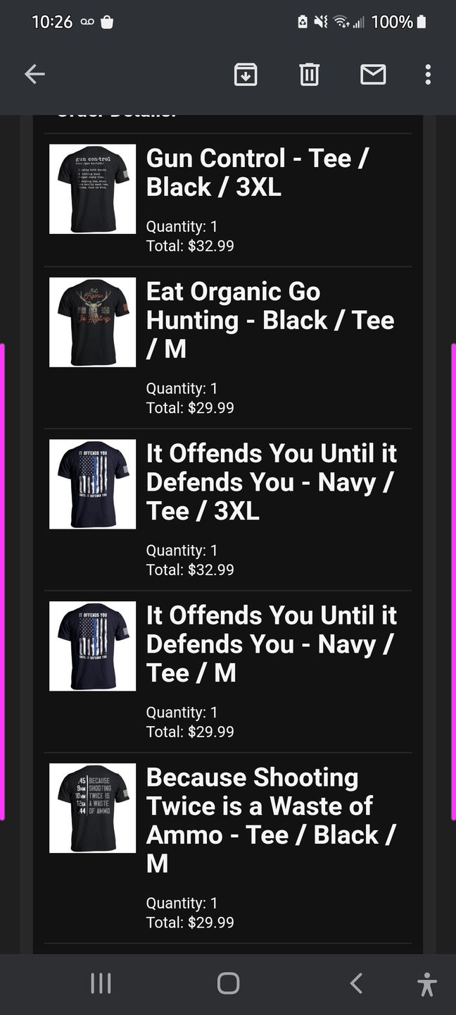 Customer photo review of It Offends You Until it Defends You