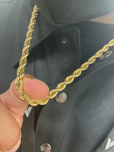 Customer photo review of Rope (Gold) 5mm