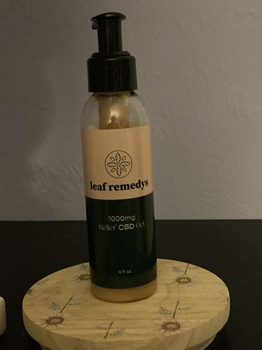 Customer photo review of 1000MG CBD Cooling Gel Extra Strength